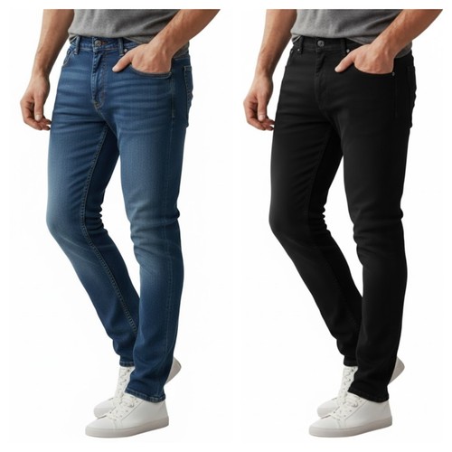 Jeans uomo gamba dritta