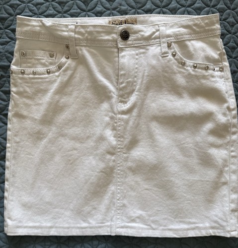 Earl jean white skirt - jean,,