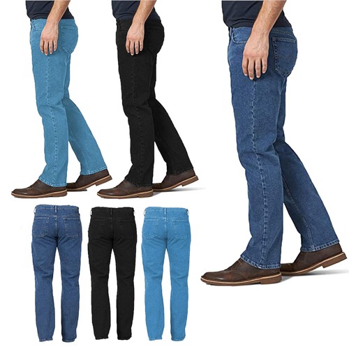 Jeans uomo denim gamba dritta - denim,