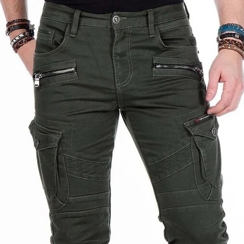 Jeans cargo uomo cipo baxx - jeans,
