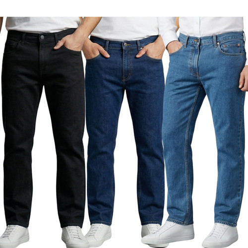 Jeans uomo denim - , gamba