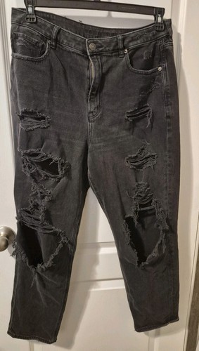 Jeans american eagle - mom, nero
