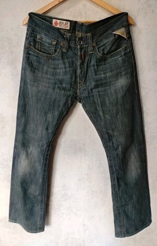 Jeans replay blu - gamba, dritta