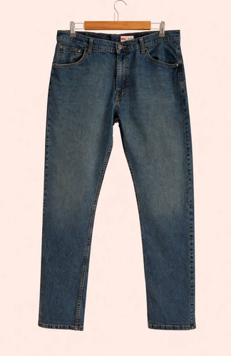 Jeans blu wrangler athletic - blu,
